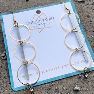 Honoring Eleanor Roosevelt with our Eleanor Earrings. Honoring notable women. Handmade jewelry by Unique Twist Jewelry.