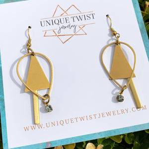 Honoring Civil Rights Activist Rosa Parks with our Rosa Earrings. Honoring notable women. Handmade jewelry by Unique Twist Jewelry.