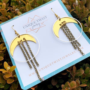 Stevie Nicks Earrings. Celebrating women. Handmade jewelry by Unique Twist Jewelry.